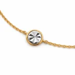 Bratara Luvand din aur galben cu cu discuri (1)