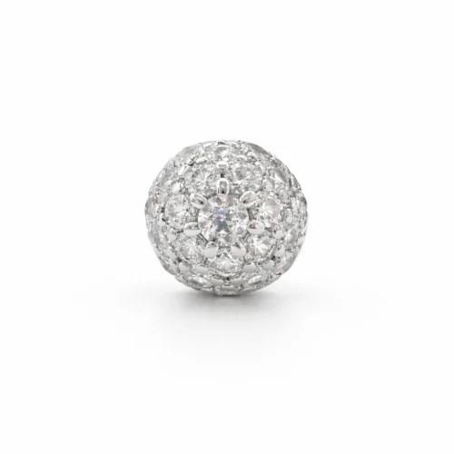 Cercei din aur alb 14k cu pietre naturale — Luvand Jewelry