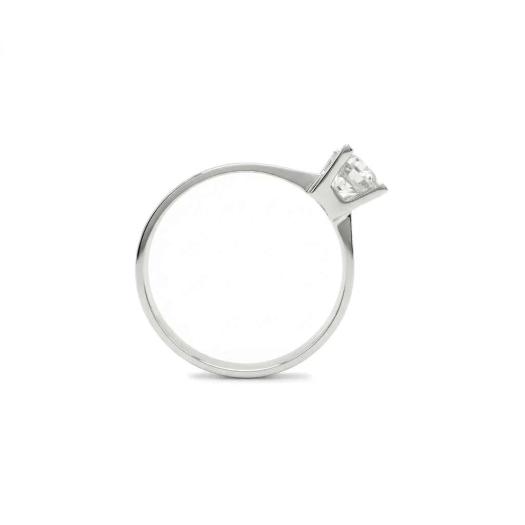 Inel LUVAND de logodna din aur alb cu zirconia (1)