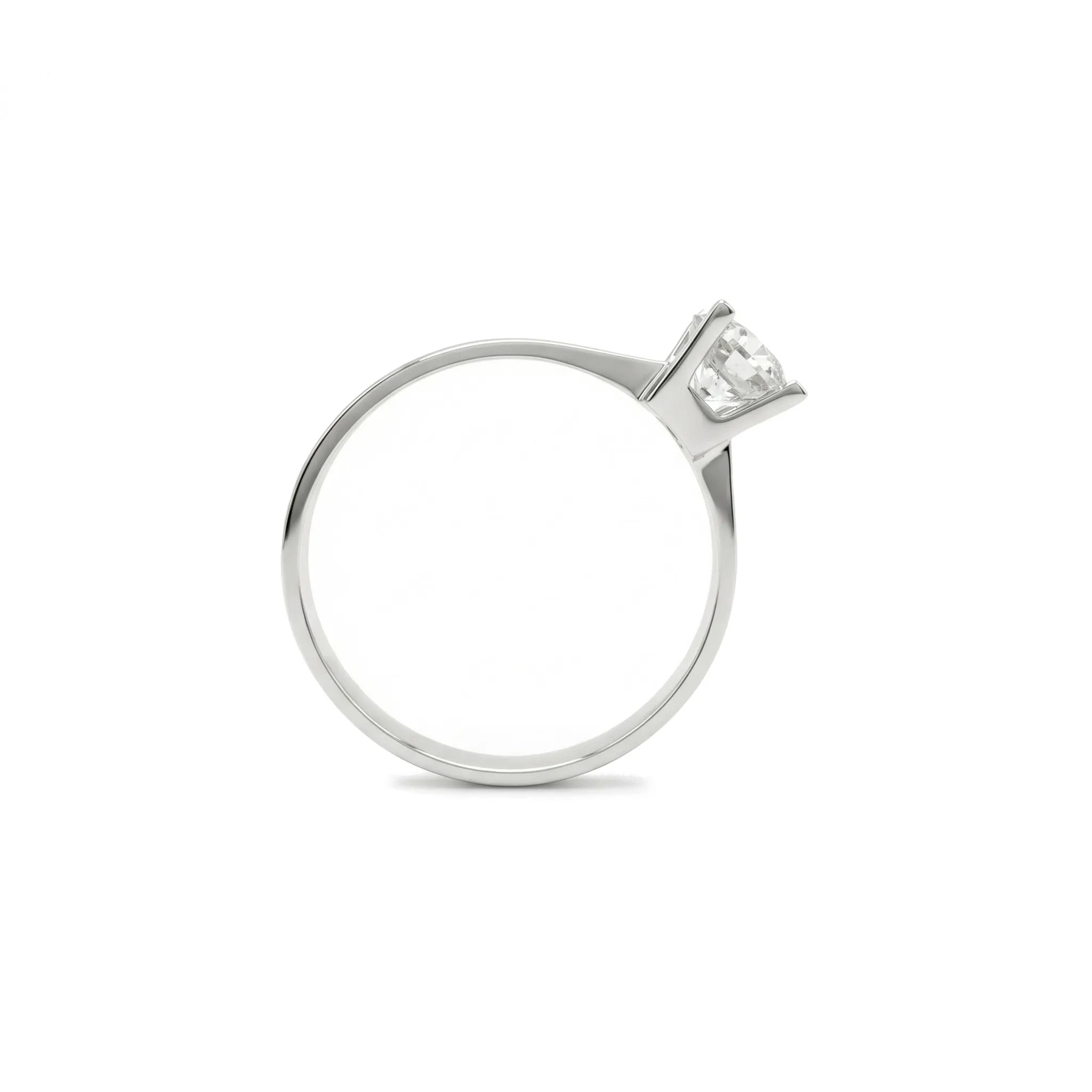 Inel LUVAND de logodna din aur alb cu zirconia (1)